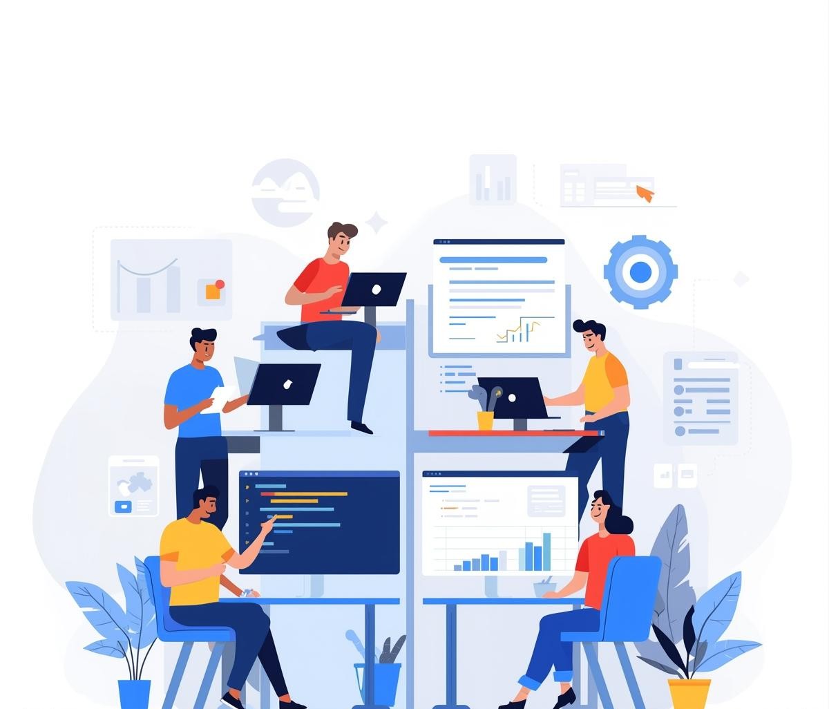 Web Development Illustration